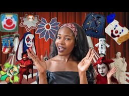 30 CLOWNCORE crochet patterns (maximalist, whimsical, beginner friendly)