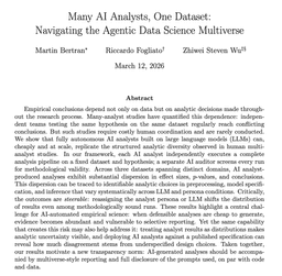 @emollick: This is smart for both reproducibility and as a way of using AI for science: â€œAI-generated analyse...