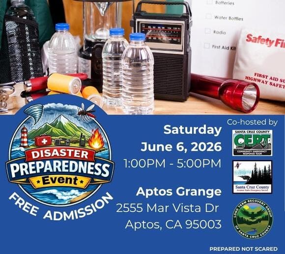 Free disaster preparedness event in Aptos