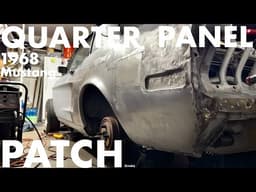 68 Mustang Project Part 5: Quarter Panel Patch, Trunk Drop Off
