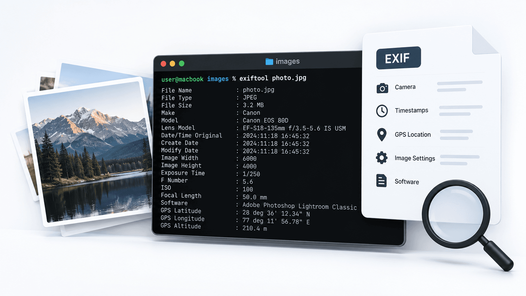 How to Use ExifTool to Analyze Image Metadata