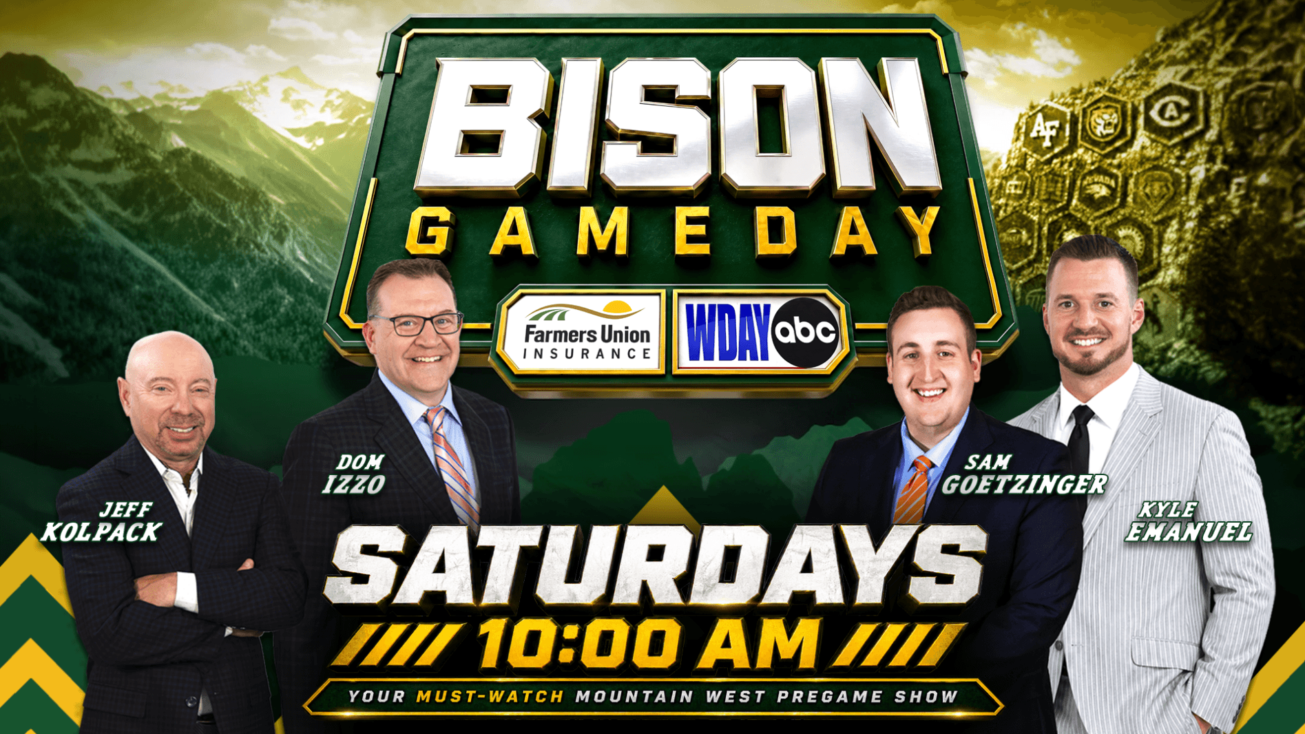 Live at 10 a.m.: Bison GameDay Pregame Show vs. Nevada