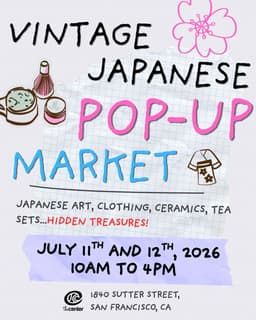 SF's Vintage Japanese Pop-Up Market (July 11-12)