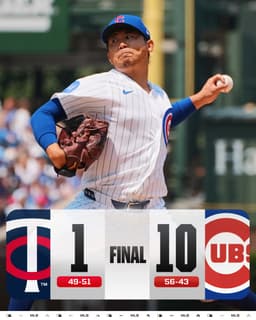 @MLB: W!

Shota Imanaga: 7 IP, 0 R

@Cubs: 22-9 since June 11 (best in NL) https://t.co/XEWZfcQyq1