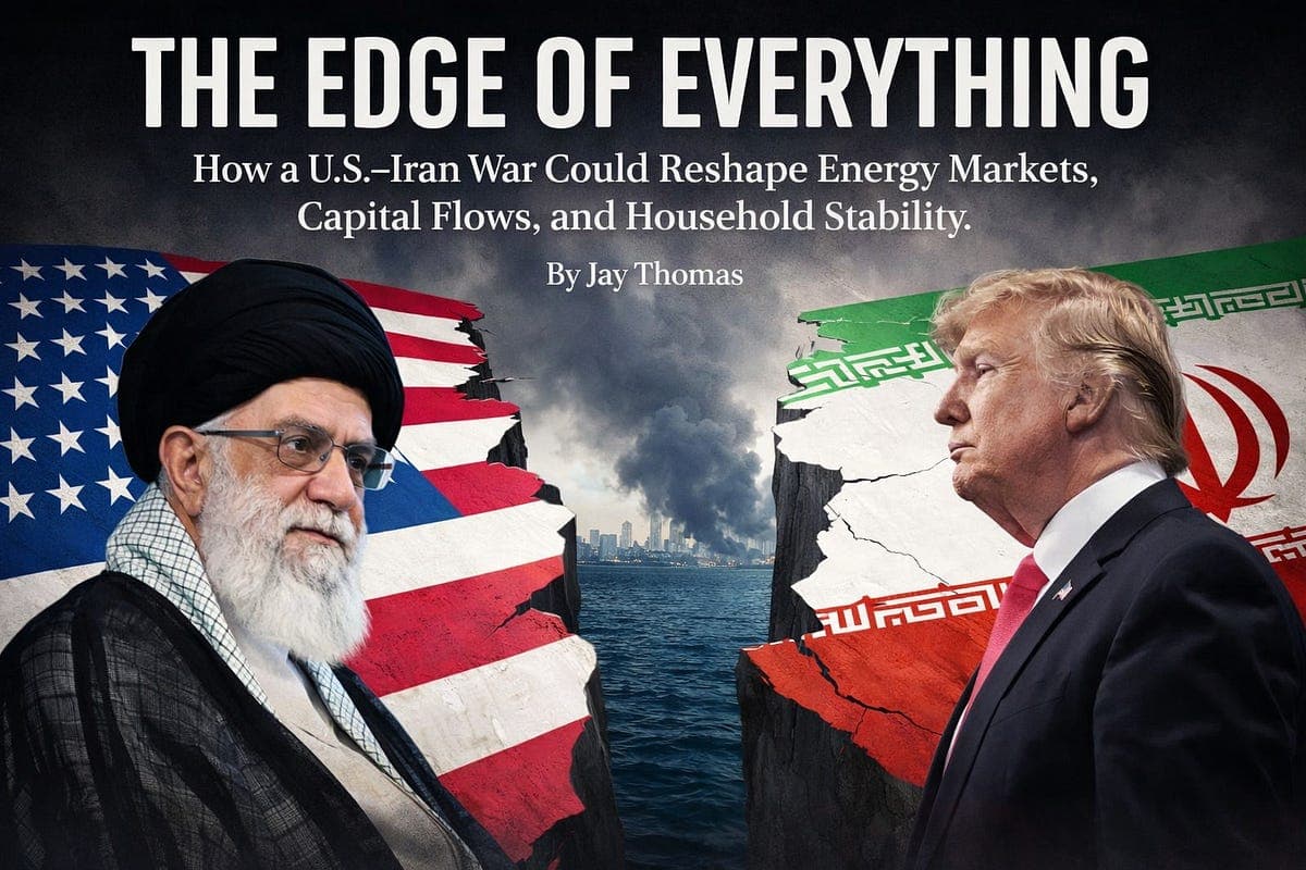 THE EDGE OF EVERYTHING. How a U.S.–Iran War Could Reshape… | by Jay Thomas | The Geopolitical Economist | Mar, 2026 | Medium