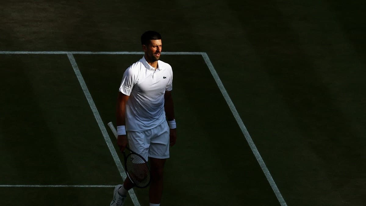 Novak Djokovic names his biggest rival on court