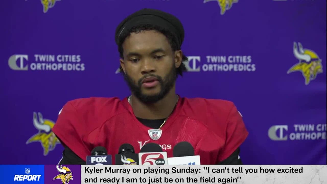 Vikings QB Murray can't contain his excitement leading up to Sunday