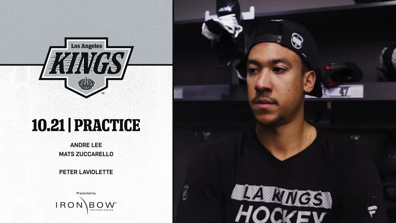 Practice Media Availability, 10/21 | Los Angeles Kings