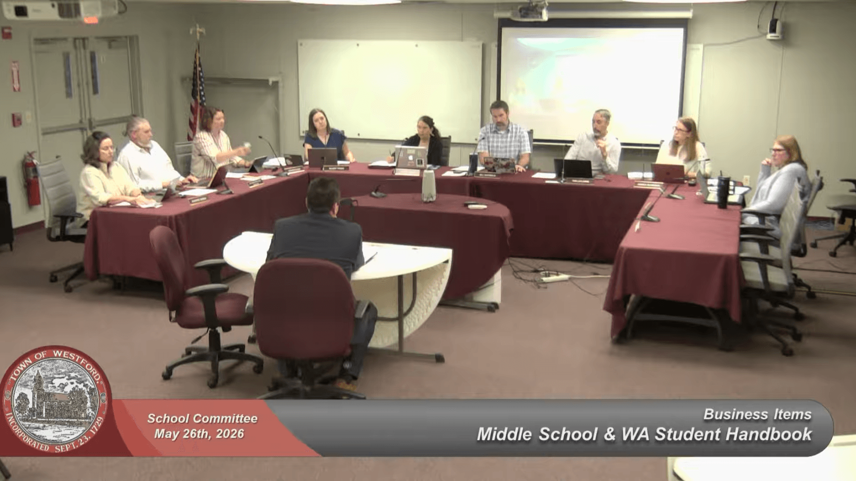 School Committee approves handbook updates for FY27