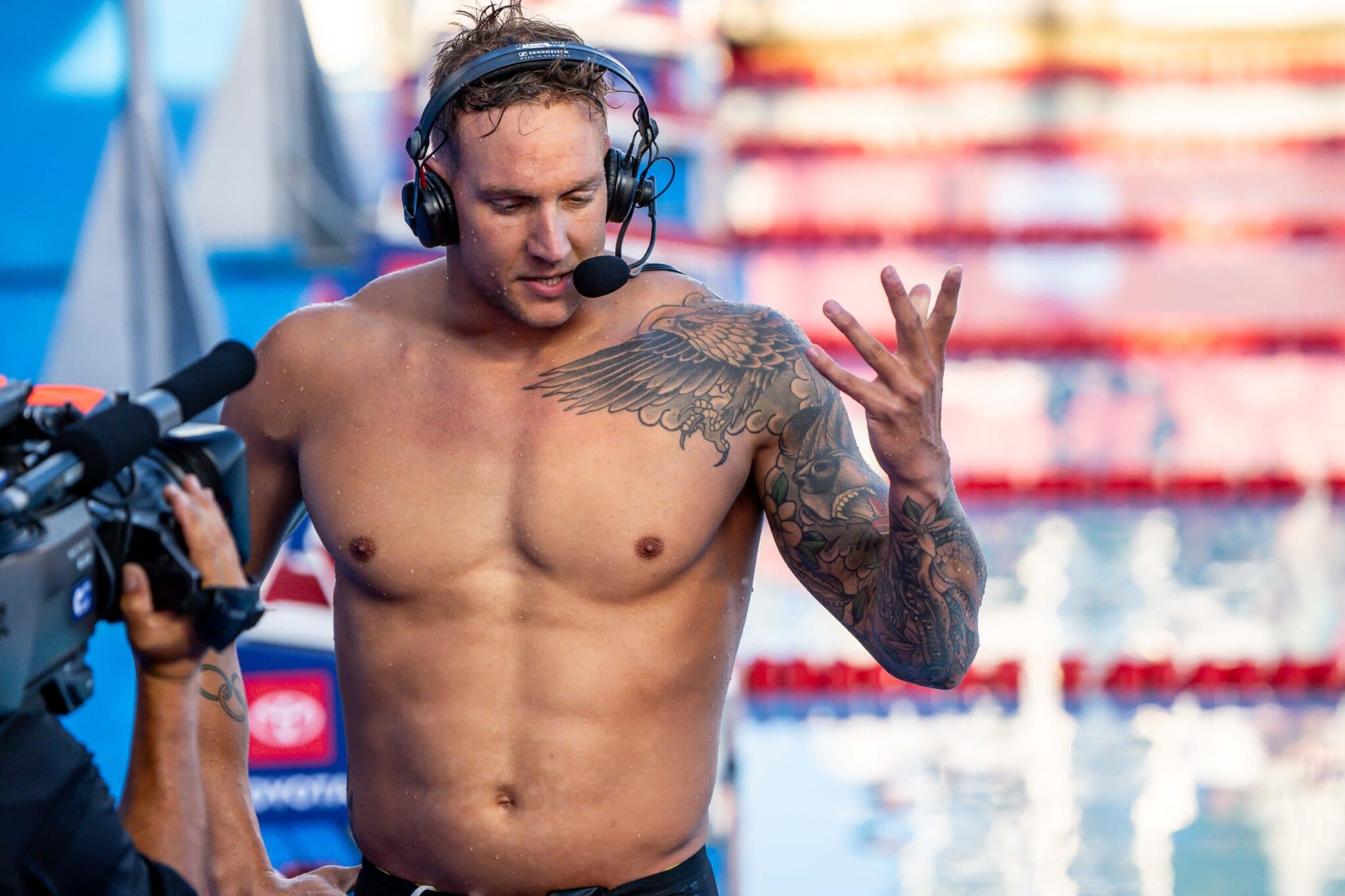 Caeleb Dressel: "We're exactly where we should be... for ...