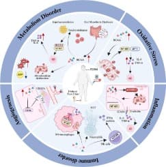 multiple roles in the pathogenesis of diabetic foot ulcers