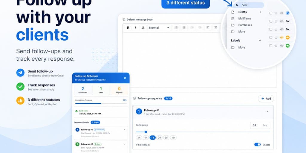 Mailflame: Outreach & tracking on Gmail