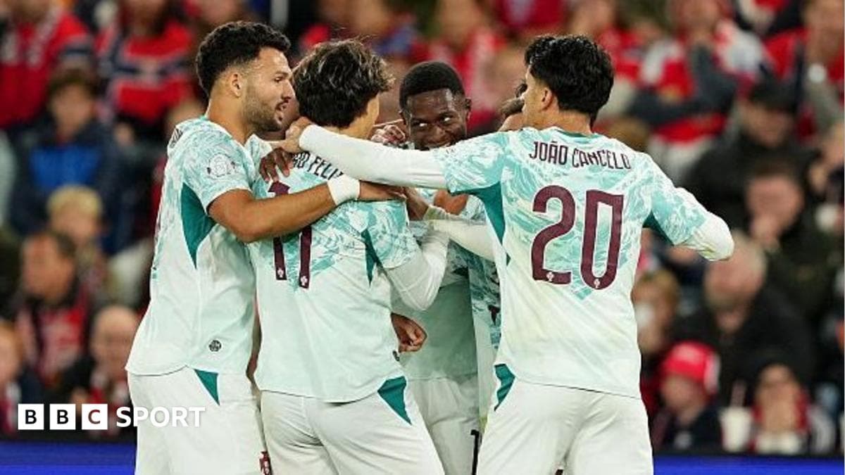 Ronaldo left on bench as Portugal beat Norway