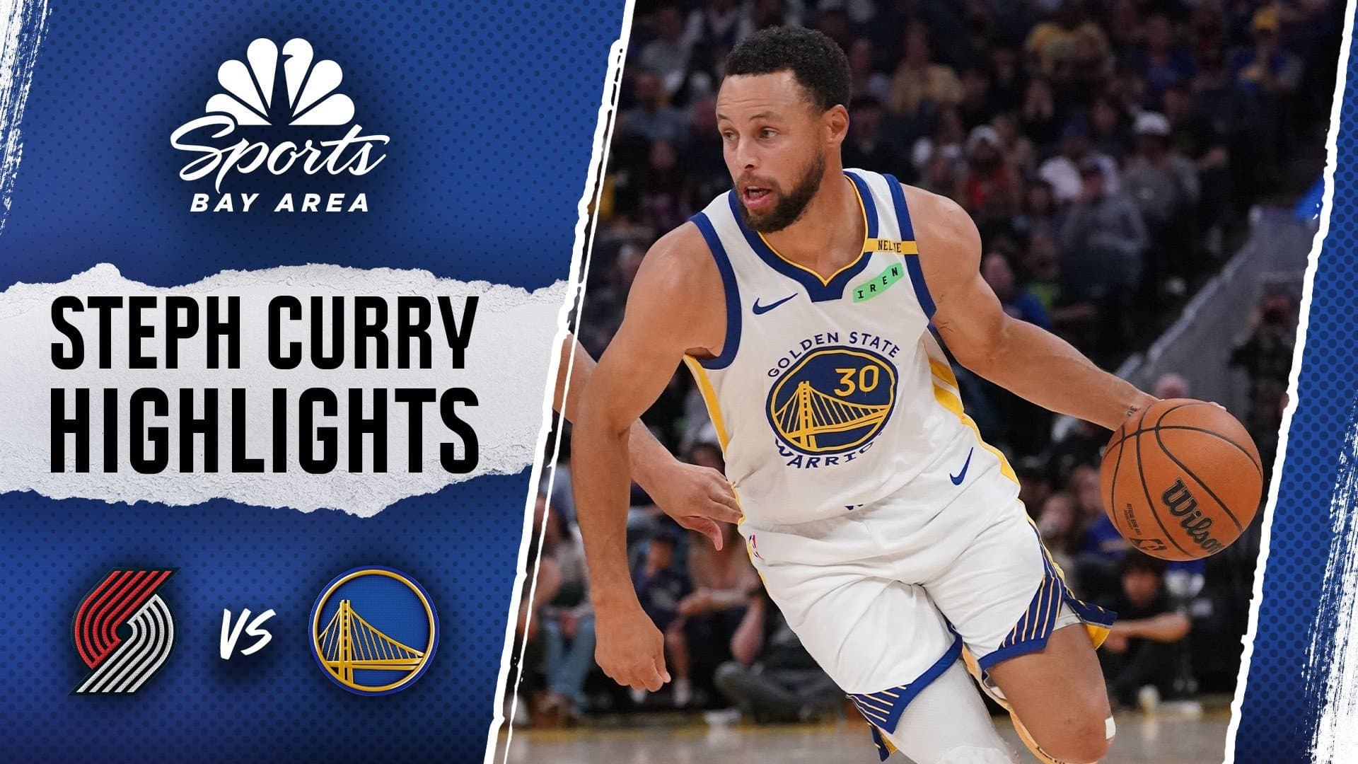 Watch Warriors star Steph Curry score 20 points vs. Blazers