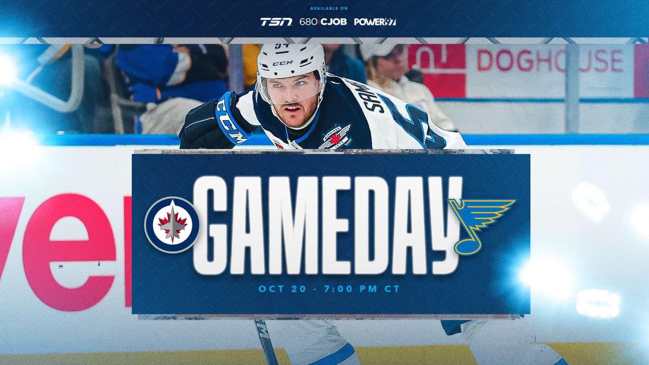 October 20 Winnipeg Jets at St. Louis Blues