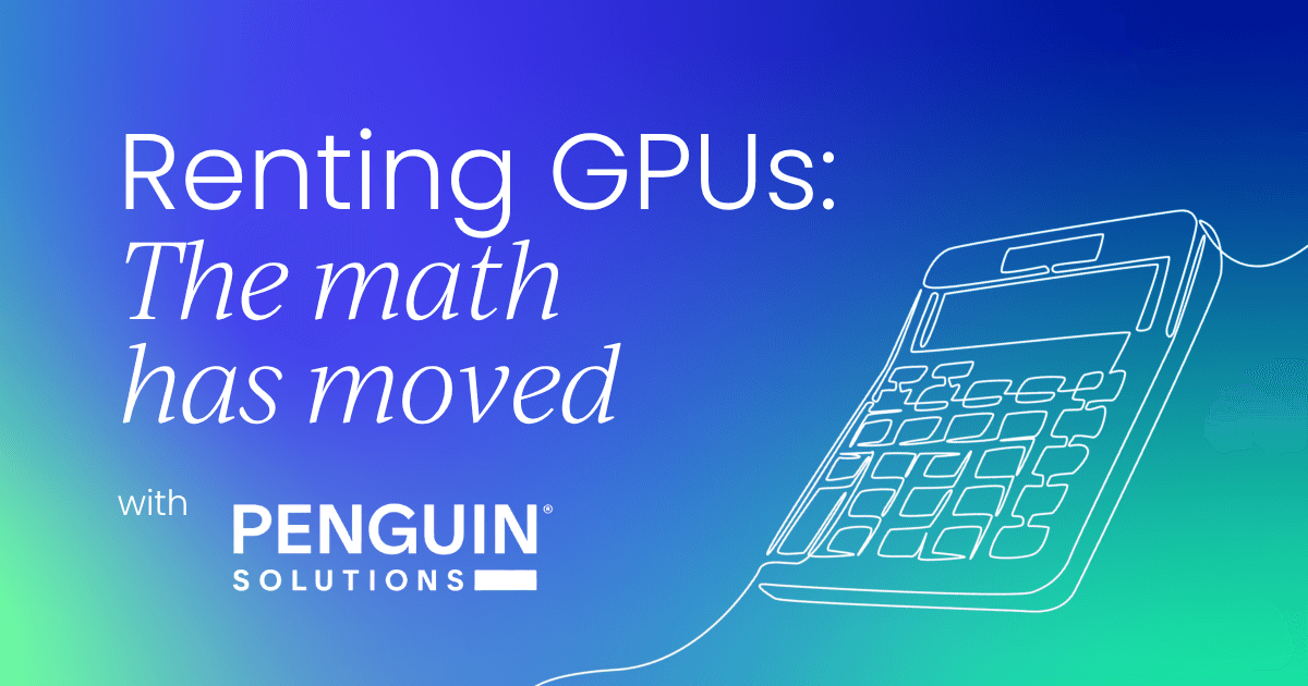 Renting GPUs felt smart in 2023: The math has moved