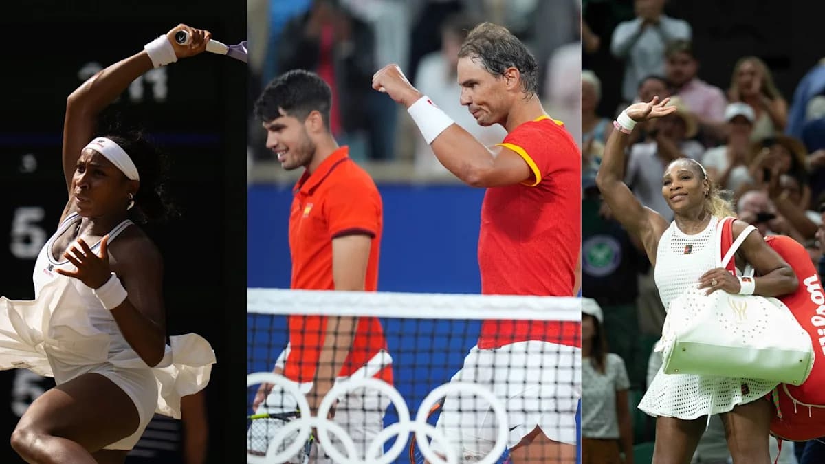 Serena Williams, Coco Gauff, Rafael Nadal & Carlos ...