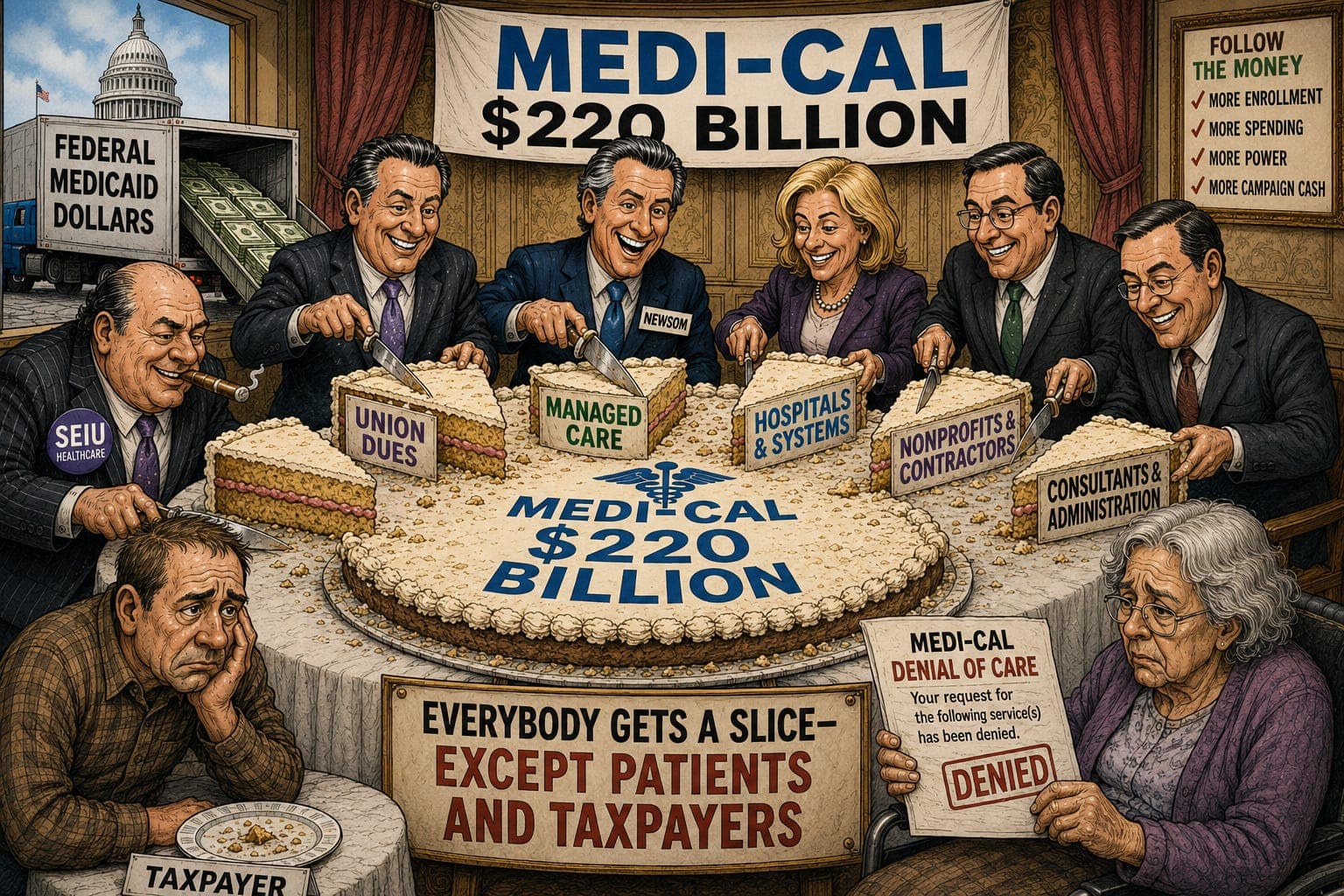 Vance’s $1.3 Billion Freeze Exposes California’s Medicaid Racket