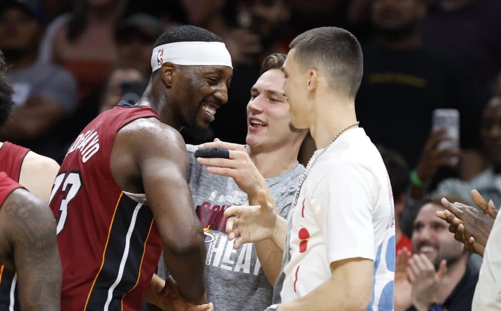 Reports: Bam Adebayo punches ex-Heat teammate Tyler ...