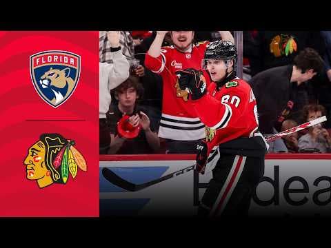 Panthers snap skid with 3–2 win in Chicago