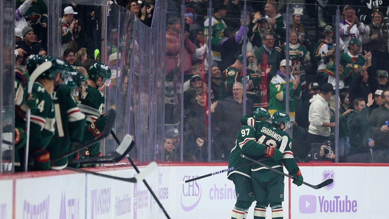 Kaprizov's 10th goal of season