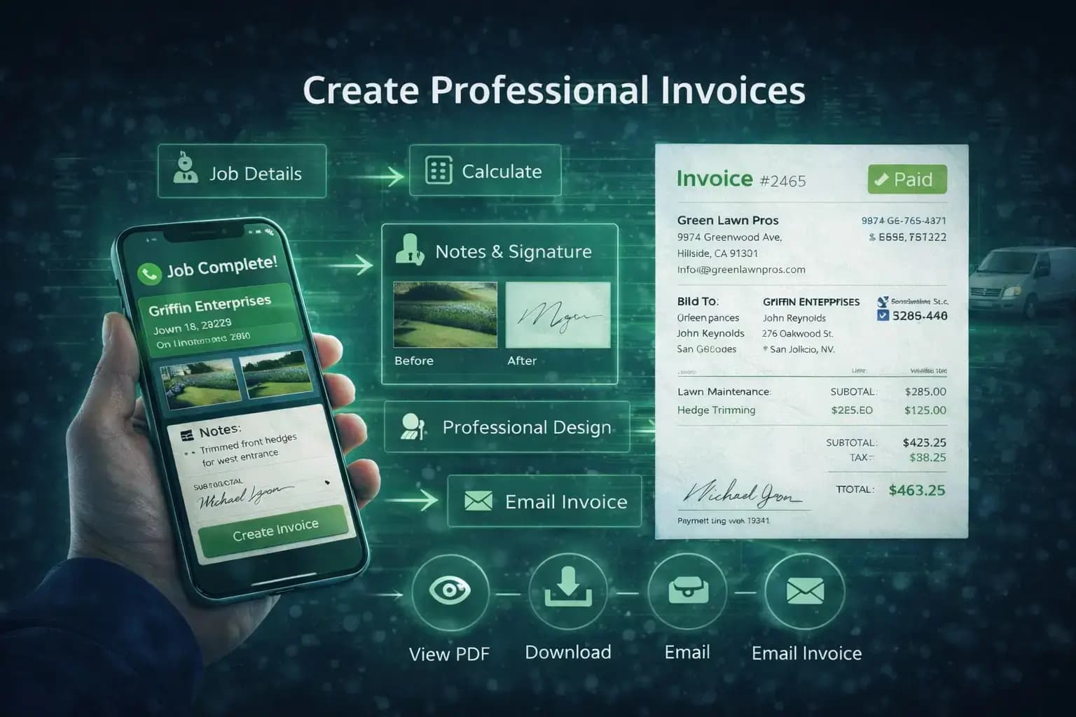 AI Invoicing Software for Service Pros | MyCCSApp